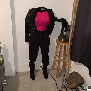 D Jeans Black Stone Wash Skinny Jeans Womens